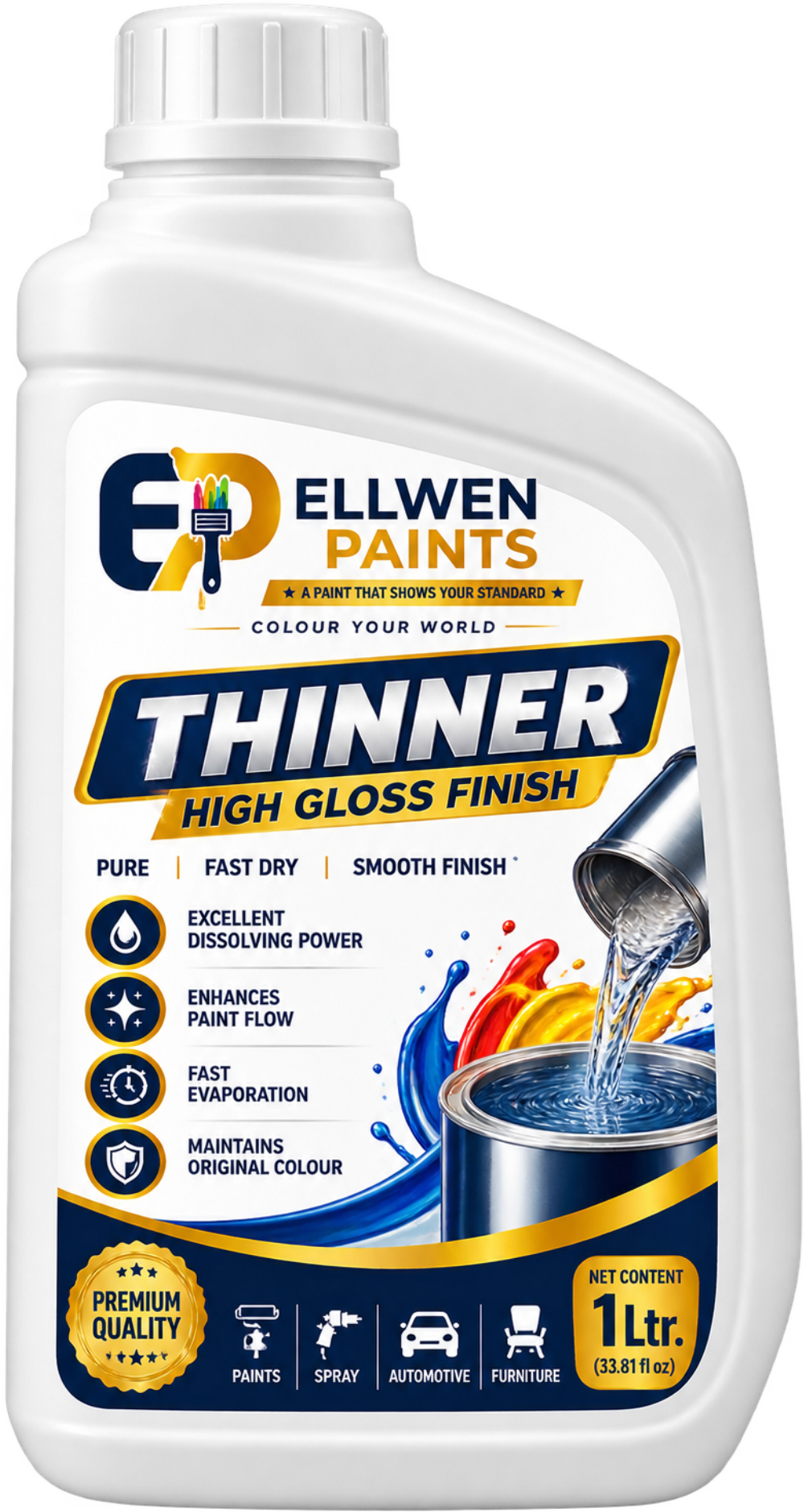 Thinner High Gloss Finishing